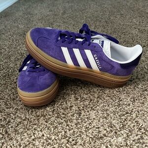 Royal purple Adidas Gazelle bold